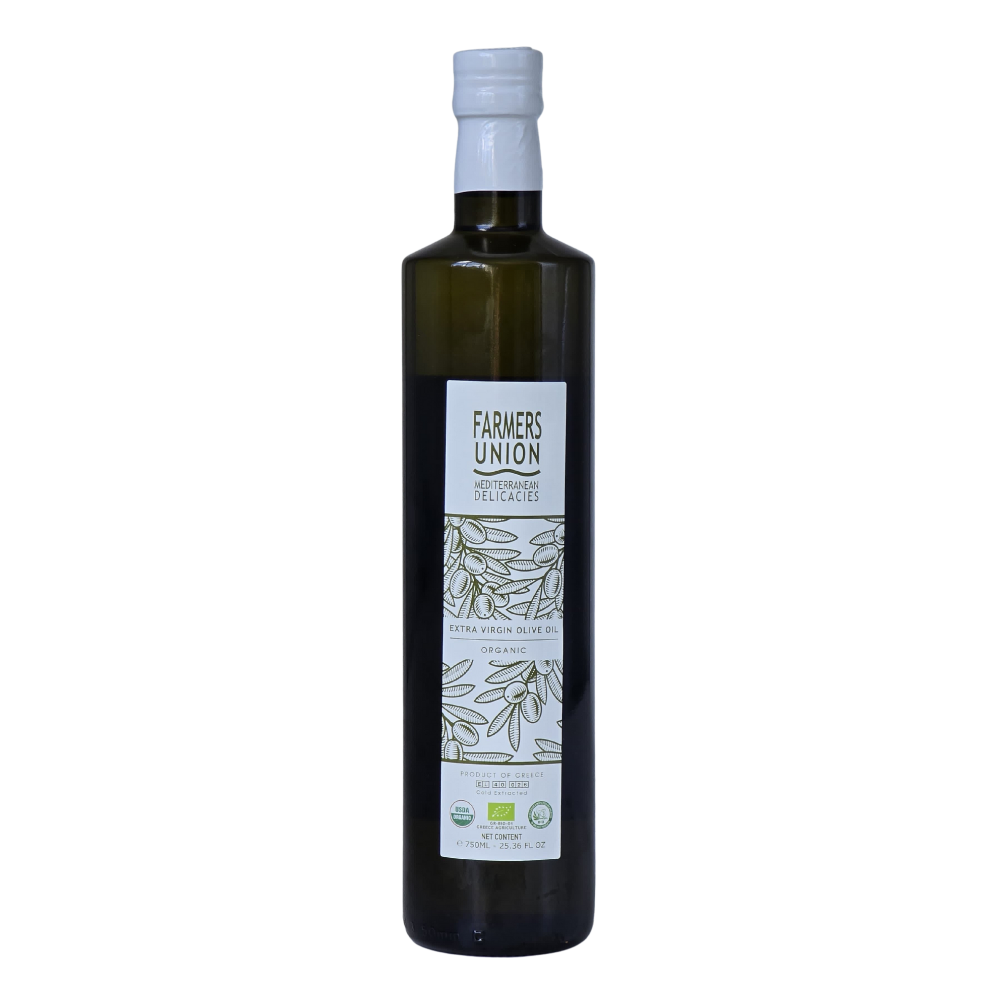 Farmers Union Organic Extra Virgin Olive Oil 750ml