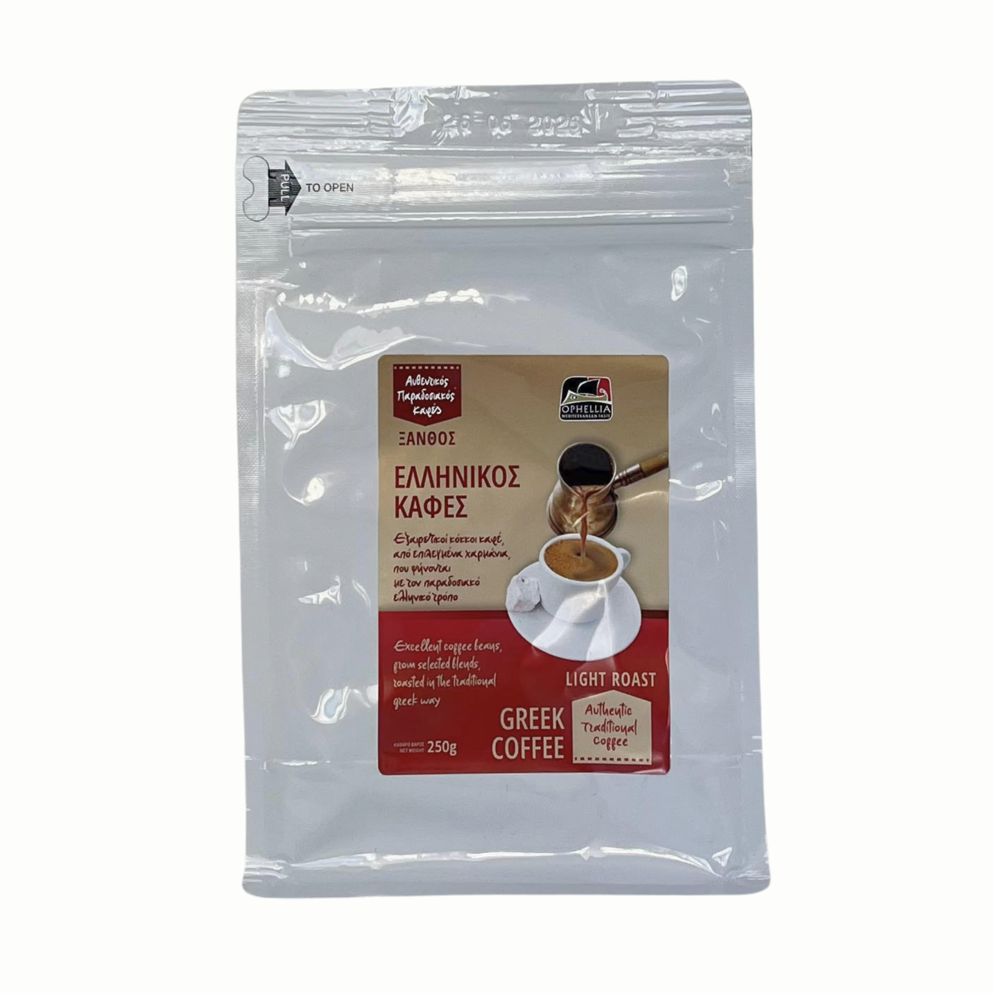 Ophellia Greek Coffee Light Roast 250g