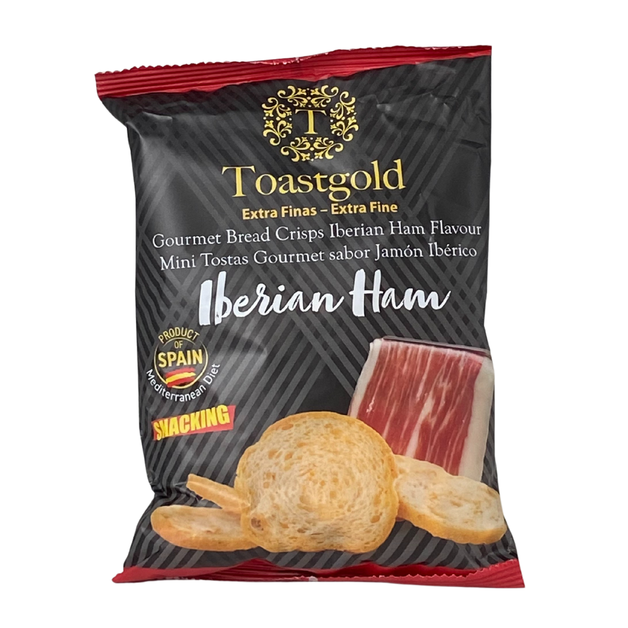 Toastgold Iberiam Ham Gourmet Mini Toasts 80g