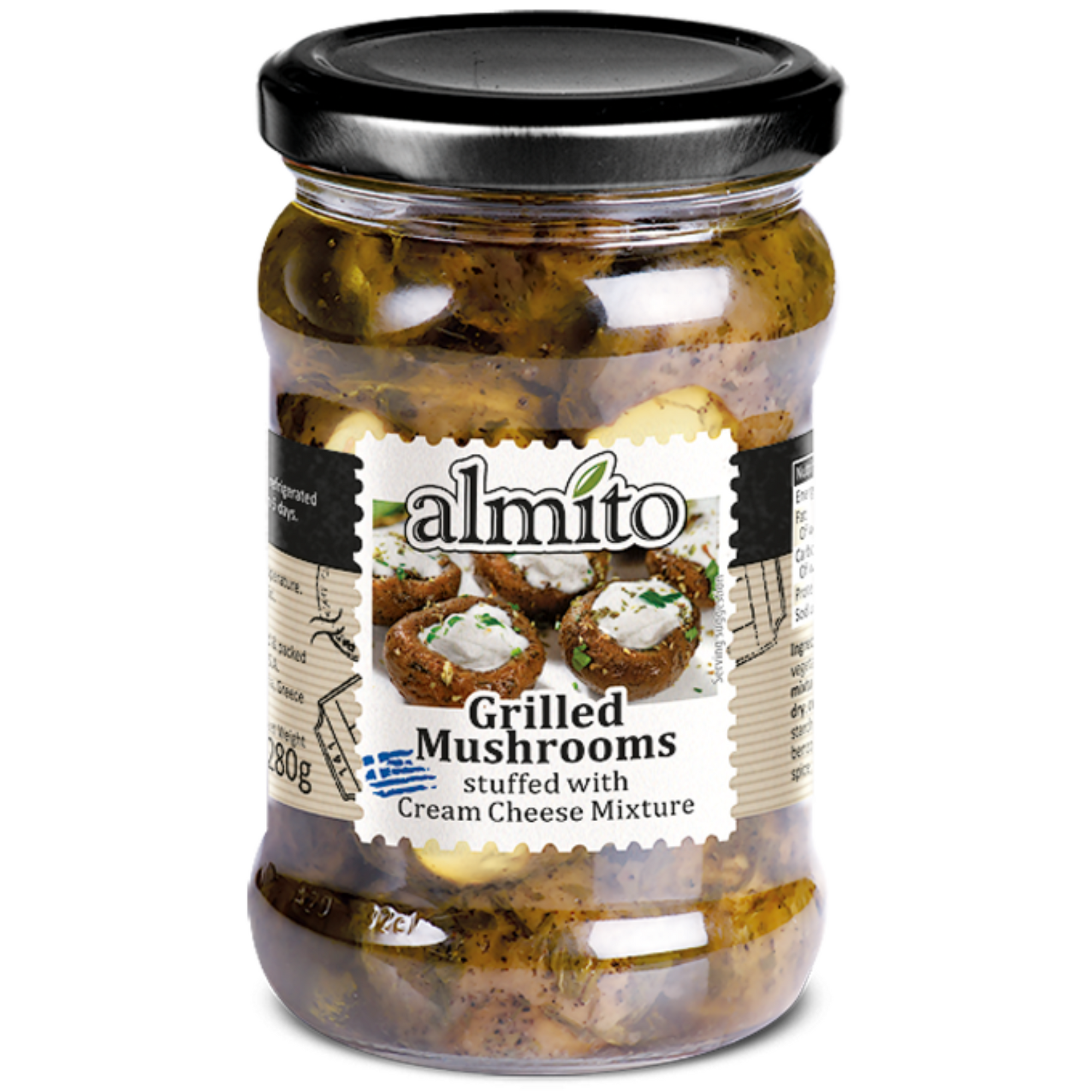Almito Grilled Mushrooms Stuffed with Cheese 280g