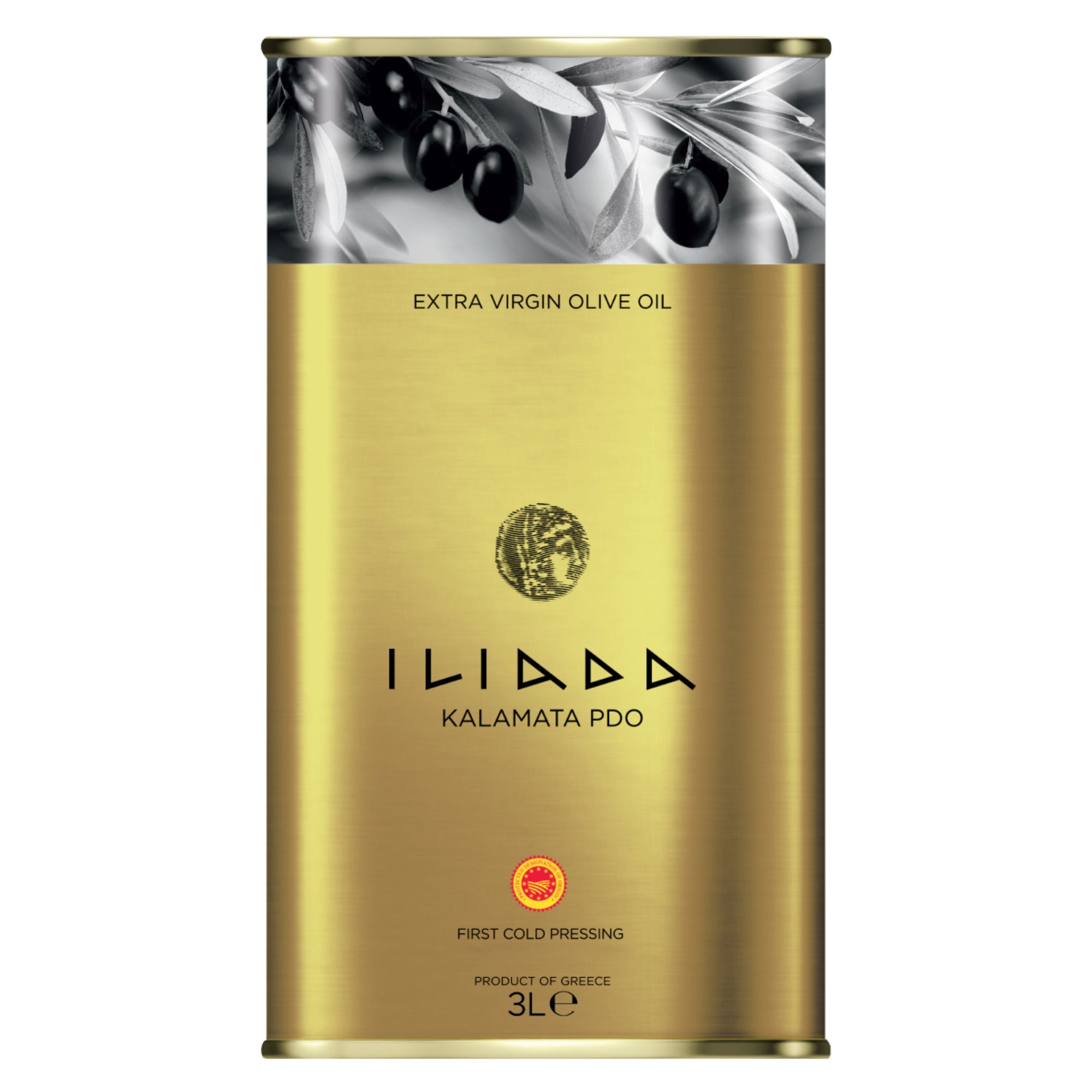 Extra Virgin Olive Oil Kalamata PDO 'Iliada' 3L tin
