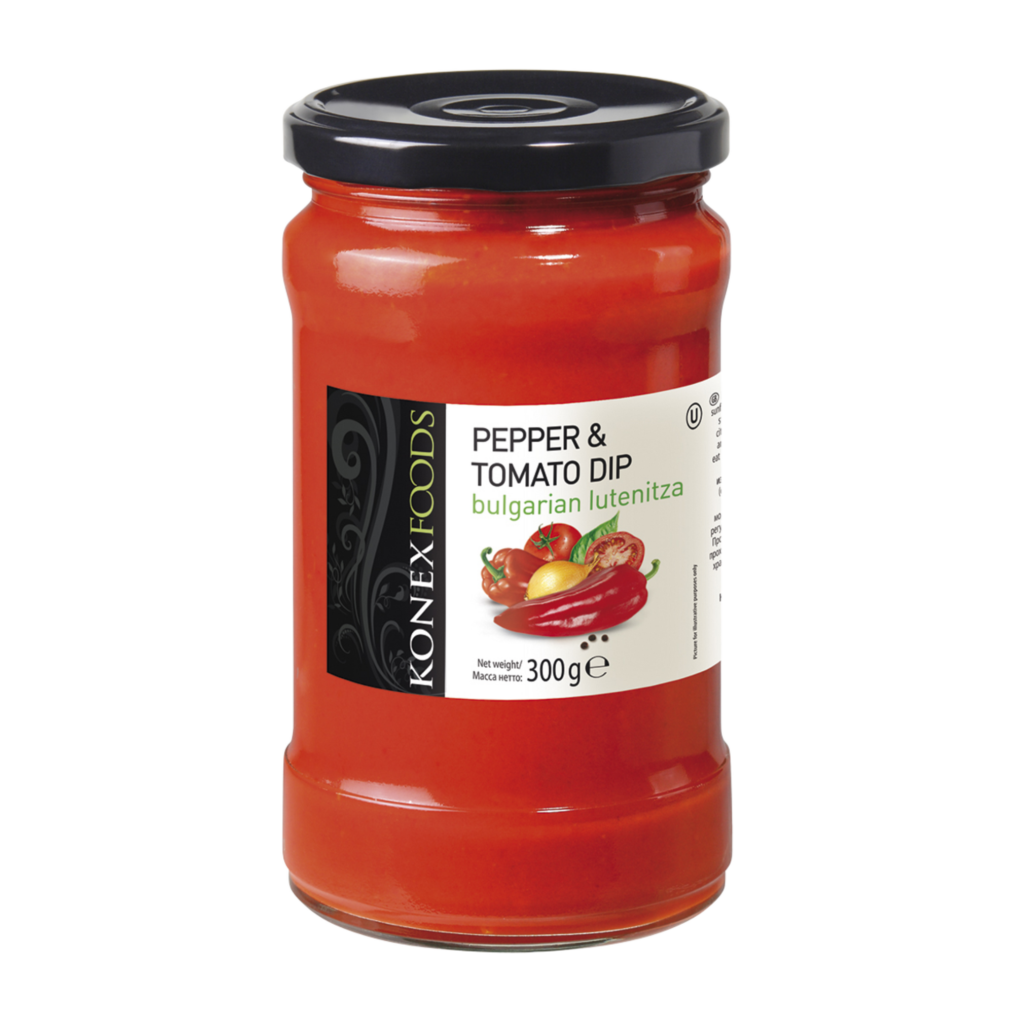 Konex Bulgarian Lutenitza Pepper and Tomato Dip 314ml