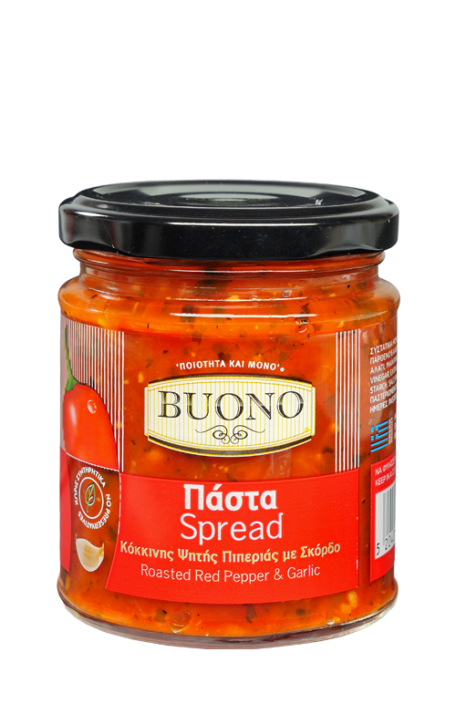 Buono Roasted Red Pepper & Garlic Spread 200g