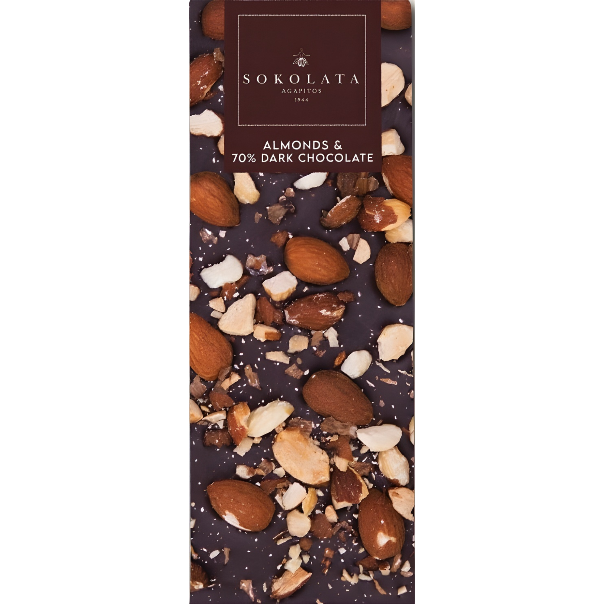 Sokolata 70% Dark Chocolate w Almonds 55g