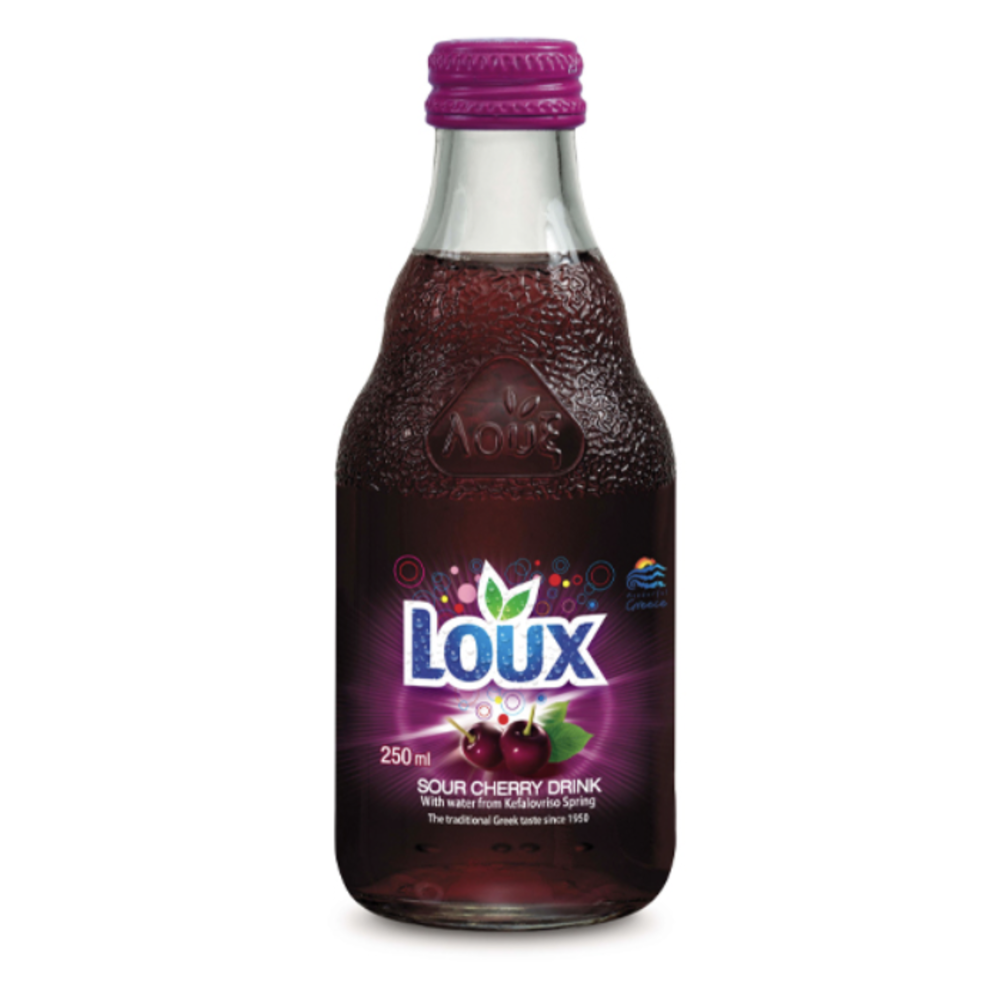 12 pack - Sour Cherry Sparkling 'Loux' 250ml