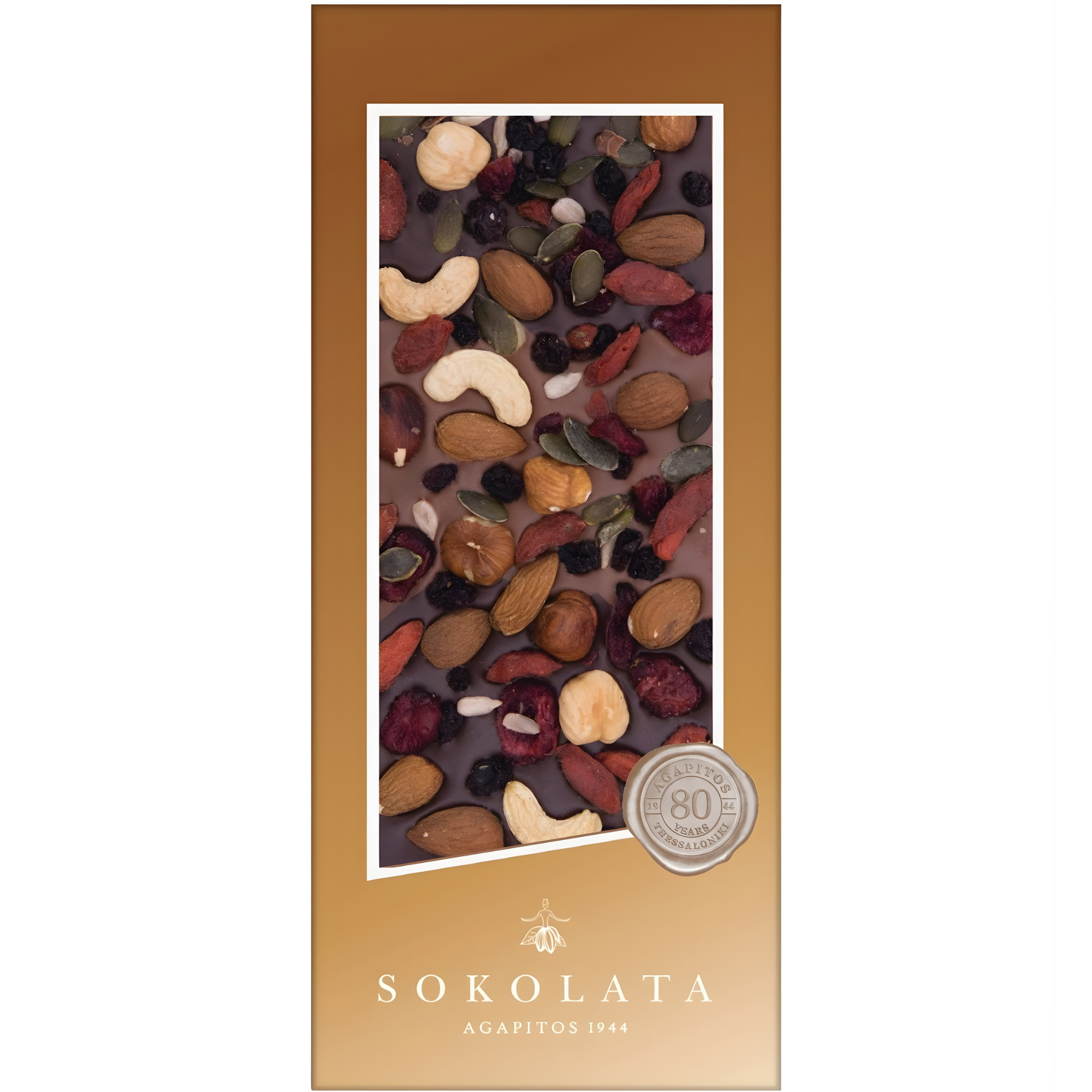 Sokolata Nut Mix & Dark/Milk Chocolate 120g