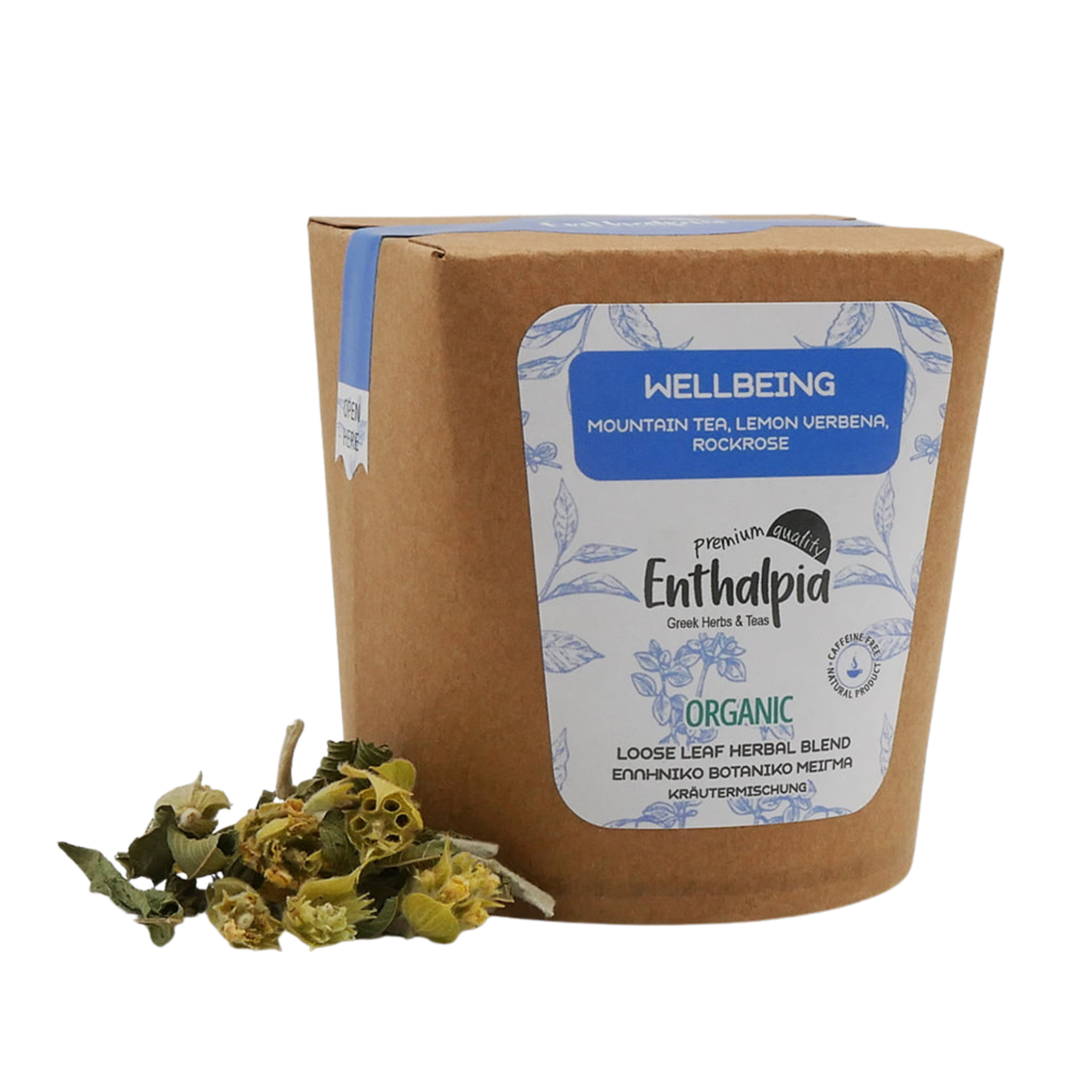 sideritis Greek mountain tea with lemon verbena and rockrose looseleaf