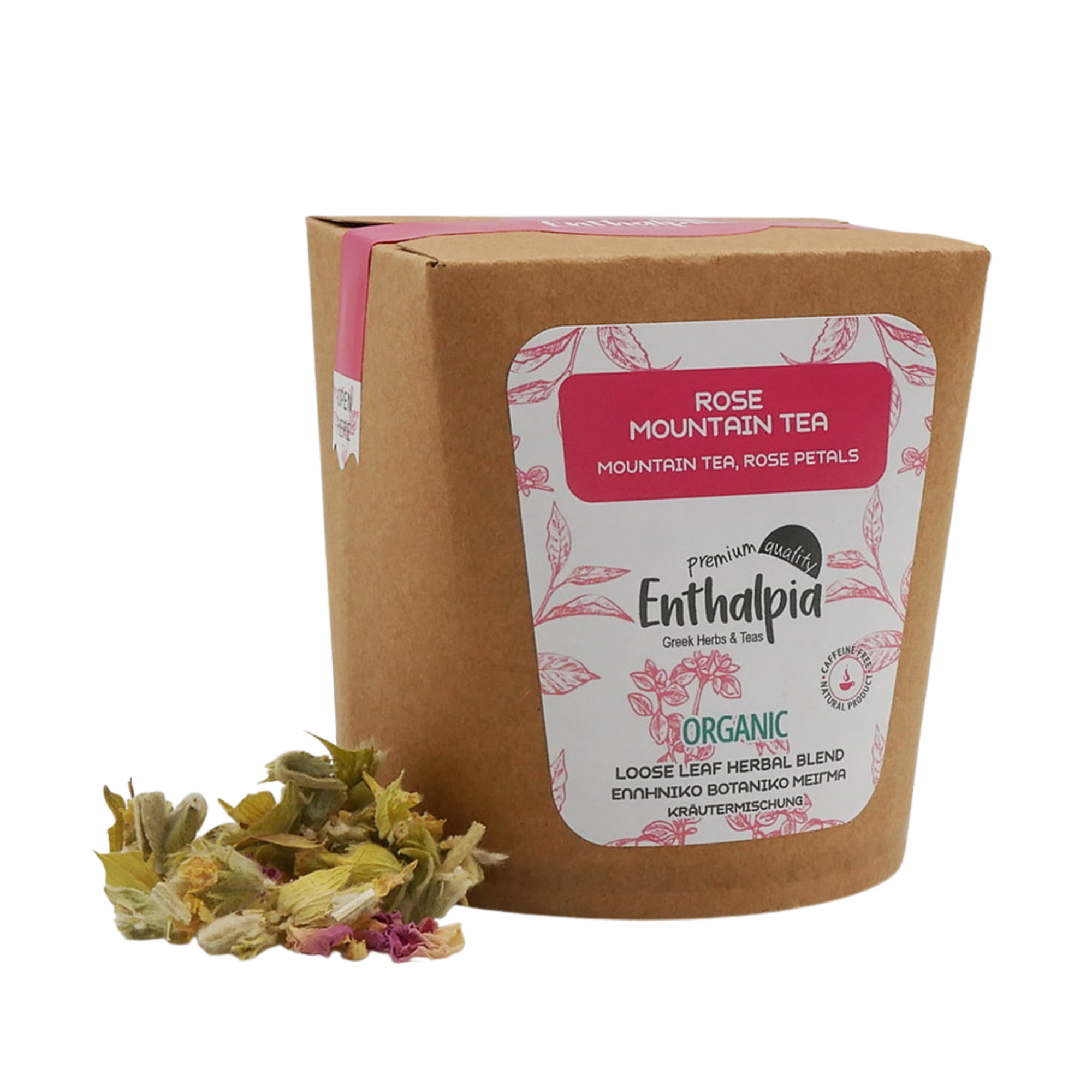 Enthalpia Organic Mountain Tea Herbal Blend 'Rose' 20g