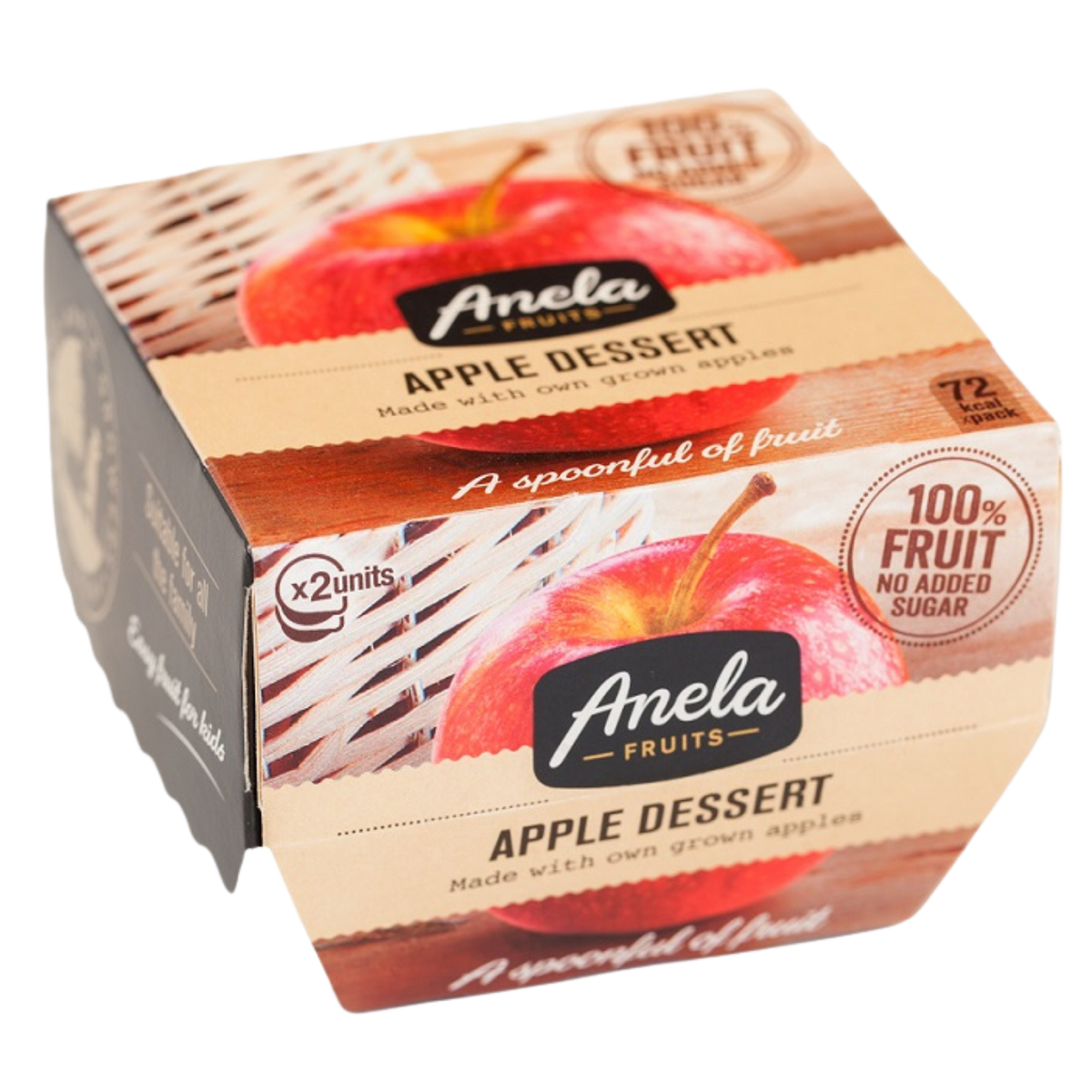 Anela Fruits Apple Puree Cup 2x100g