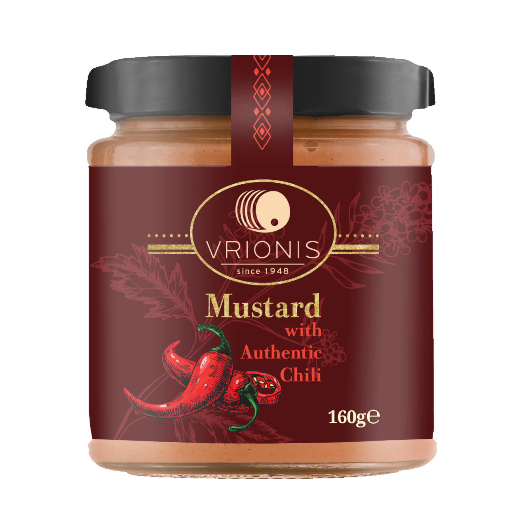 Vrionis Mustard with Chilli 160g