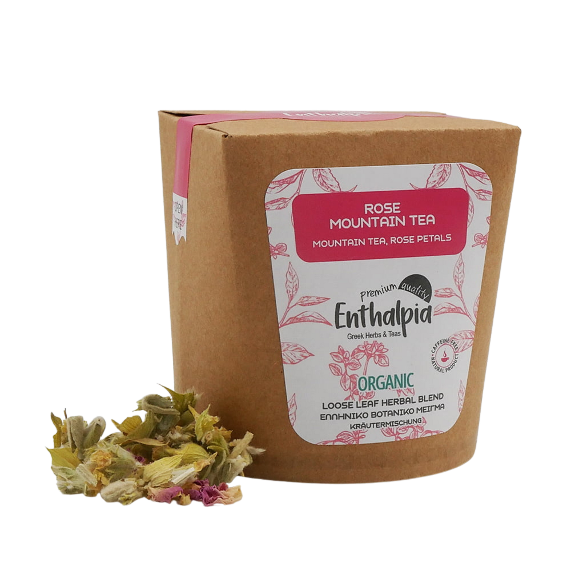 Enthalpia Organic Mountain Tea Herbal Blend 'Rose' 20g