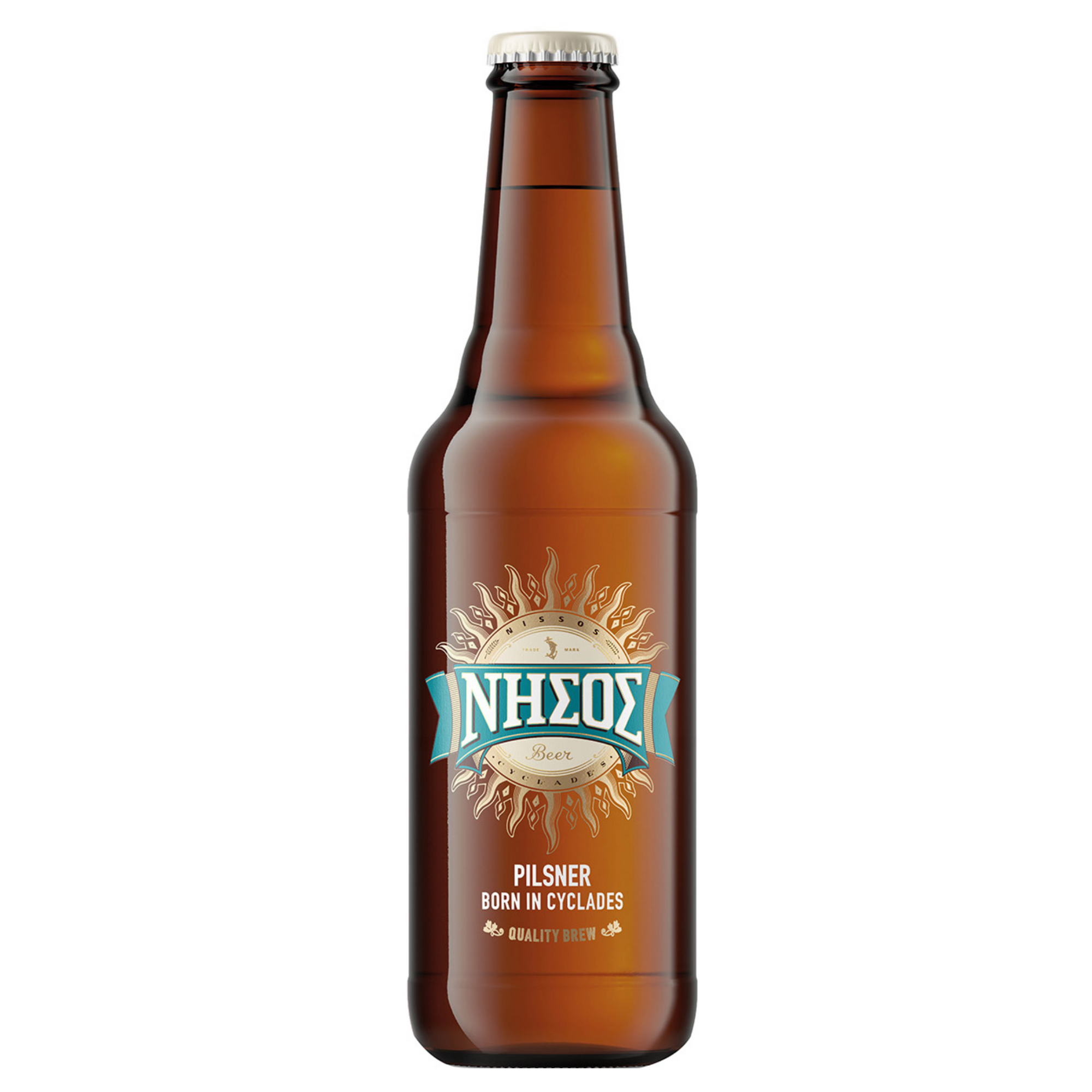 Nissos Pilsner Bottle 330ml - 24 Pack