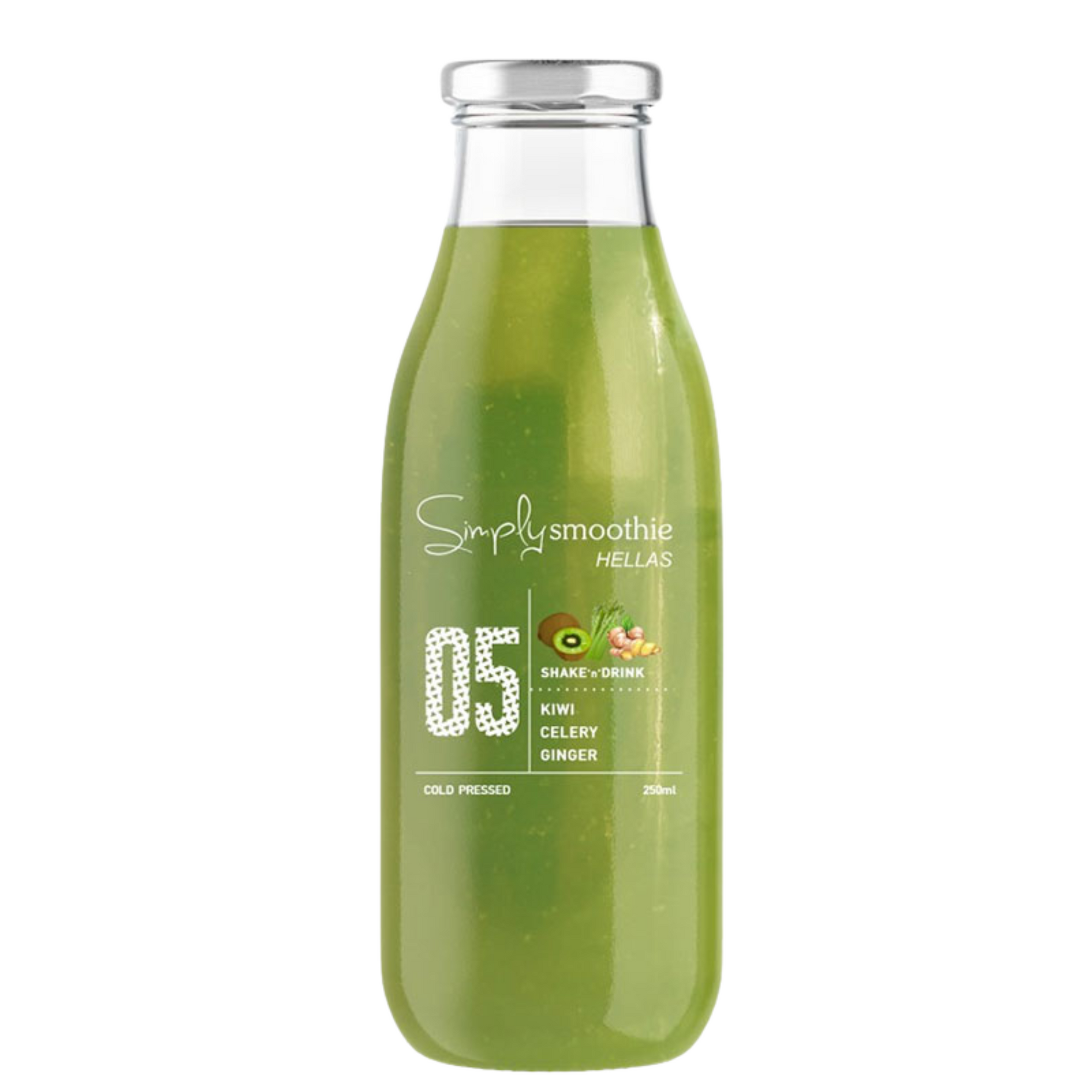 Simply Smoothie 05 Kiwi Celery Ginger 250ml