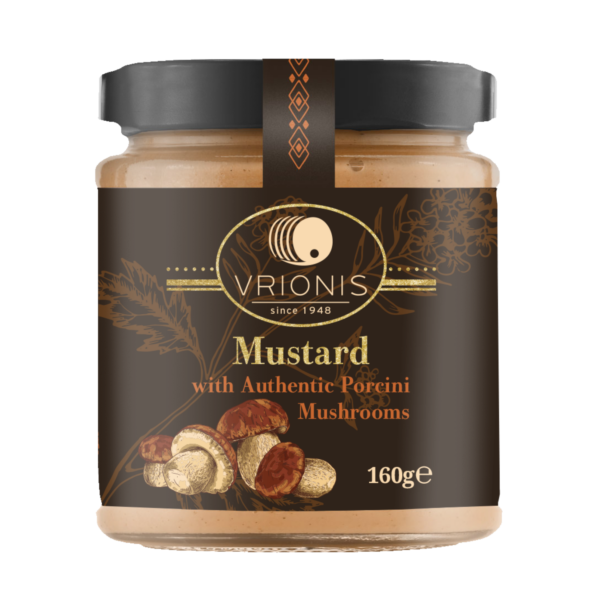 Vrionis Mustard with Porcini Mushrooms 160g